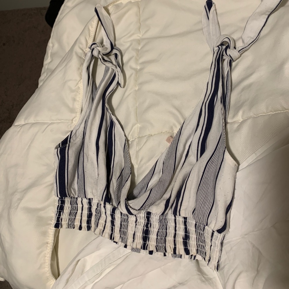 tie shoulder tank top